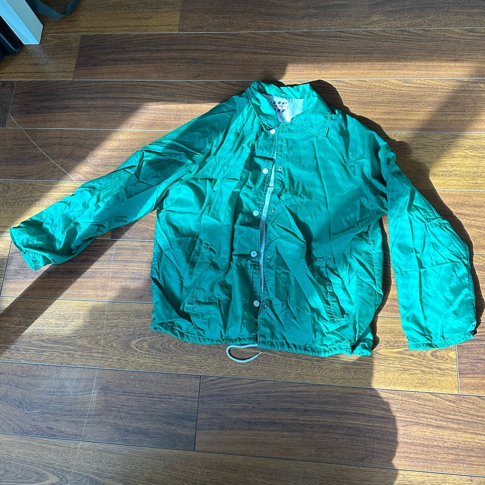 Vintage Green Lightweight Jacket Size L